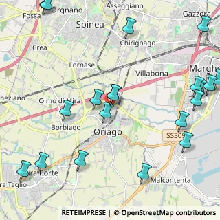 Mappa Via Ghebba, 30034 Mira VE, Italia (2.8935)