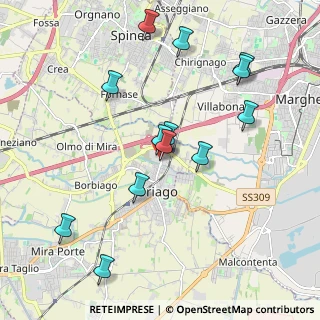 Mappa Via Ghebba, 30034 Mira VE, Italia (2.01846)