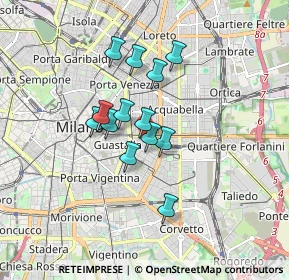 Mappa Via Carlo Foldi, 20135 Milano MI, Italia (1.24154)