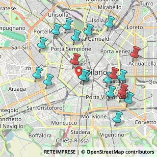Mappa Via San Pio V, 20123 Milano MI, Italia (2.132)