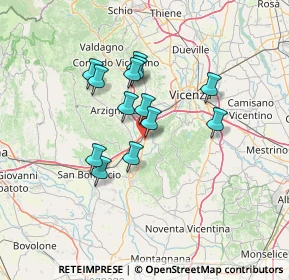 Mappa Via dell'Impresa, 36040 Brendola VI, Italia (10.89231)