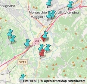 Mappa Via dell'Impresa, 36040 Brendola VI, Italia (4.39667)