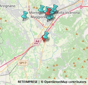 Mappa Via dell'Impresa, 36040 Brendola VI, Italia (4.18273)