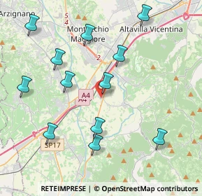 Mappa Via dell'Impresa, 36040 Brendola VI, Italia (4.39917)