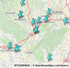 Mappa Via dell'Impresa, 36040 Brendola VI, Italia (8.74)