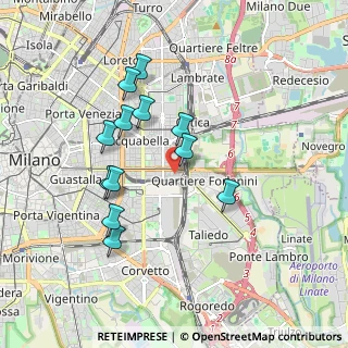 Mappa Via G.B. Piranesi, 20137 Milano MI, Italia (1.68917)