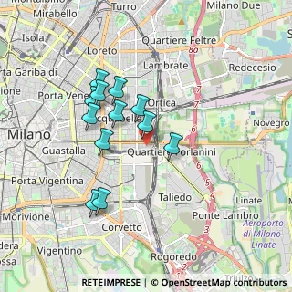 Mappa Via G.B. Piranesi, 20137 Milano MI, Italia (1.5525)