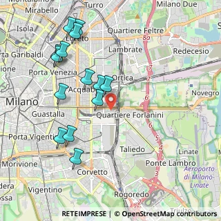 Mappa Via G.B. Piranesi, 20137 Milano MI, Italia (2.16571)
