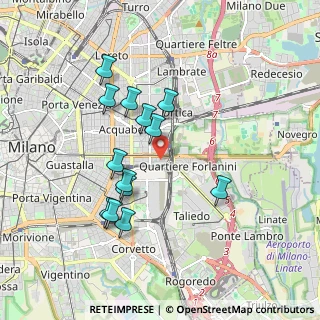 Mappa Via G.B. Piranesi, 20137 Milano MI, Italia (1.68308)
