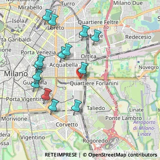 Mappa Via G.B. Piranesi, 20137 Milano MI, Italia (2.14429)