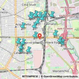 Mappa Via G.B. Piranesi, 20137 Milano MI, Italia (1.0445)