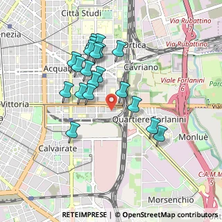 Mappa Via G.B. Piranesi, 20137 Milano MI, Italia (0.8405)