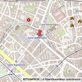 Mappa Via Edmondo de Amicis, 59, 20123 Milano, Milano (Lombardia)