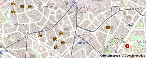 Mappa Milan