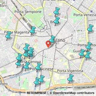 Mappa Piazza S. Giorgio, 20123 Milano MI, Italia (1.387)