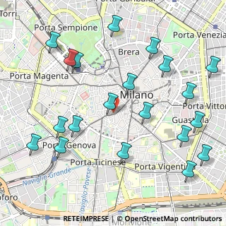 Mappa Piazza S. Giorgio, 20123 Milano MI, Italia (1.2645)