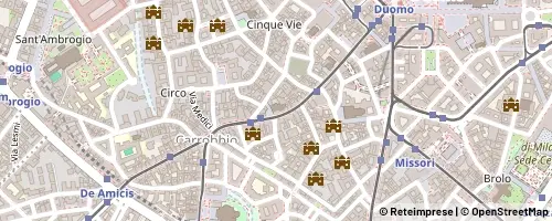 Mappa Milano