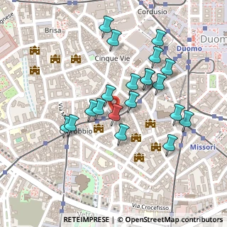 Mappa Via Nerino, 20123 Milano MI, Italia (0.213)