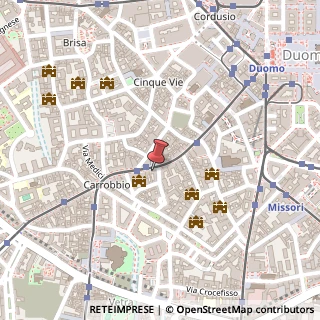 Mappa Via Torino, 55, 20123 Milano, Milano (Lombardia)