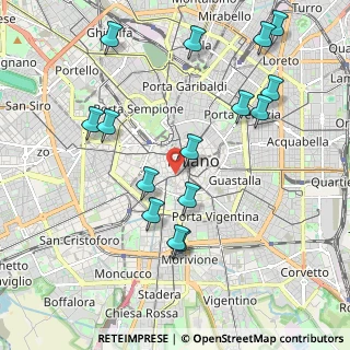 Mappa Via Nerino, 20123 Milano MI, Italia (2.20133)