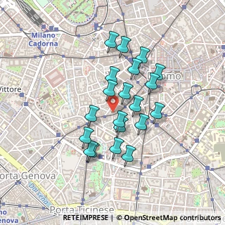 Mappa Piazza S. Giorgio, 20123 Milano MI, Italia (0.3705)