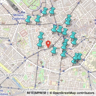 Mappa Via Nerino, 20123 Milano MI, Italia (0.4995)