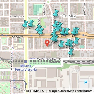 Mappa Via Privata Francesco Bartolozzi, 20137 Milano MI, Italia (0.2245)