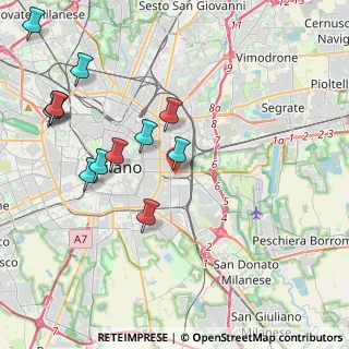 Mappa Via Privata Francesco Bartolozzi, 20137 Milano MI, Italia (4.58167)