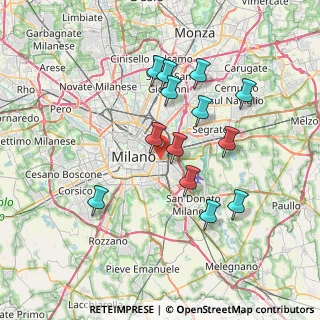 Mappa Via Privata Francesco Bartolozzi, 20137 Milano MI, Italia (6.71308)