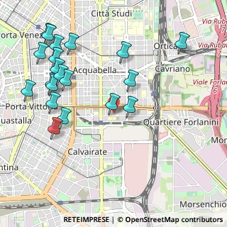 Mappa Via Privata Francesco Bartolozzi, 20137 Milano MI, Italia (1.2215)