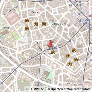 Mappa Via Torino,  73, 20123 Milano, Milano (Lombardia)