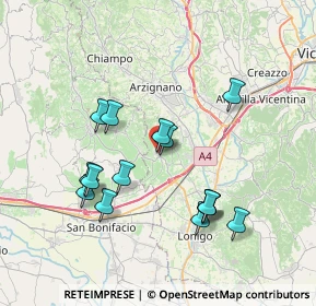 Mappa Via Divisione Julia, 36053 Gambellara VI, Italia (7.09867)