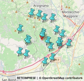 Mappa Via Divisione Julia, 36053 Gambellara VI, Italia (3.372)