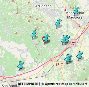 Mappa Via Divisione Julia, 36053 Gambellara VI, Italia (3.92273)