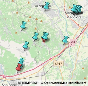 Mappa Via Divisione Julia, 36053 Gambellara VI, Italia (5.37444)