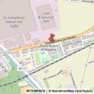Mappa Via Giacomo de Medici, 80, 20013 Magenta, Milano (Lombardia)
