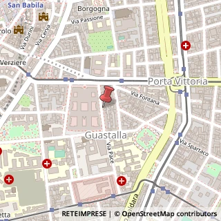 Mappa Via Luciano Manara, 11, 20122 Milano, Milano (Lombardia)