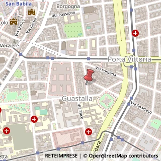 Mappa Via Podgora, 5, 20122 Milano, Milano (Lombardia)