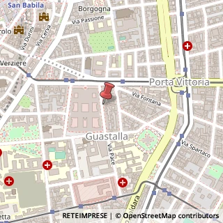 Mappa Via Luciano Manara, 7, 20122 Milano, Milano (Lombardia)