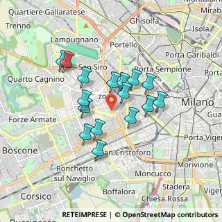 Mappa Via Massaua, 20146 Milano MI, Italia (1.38438)