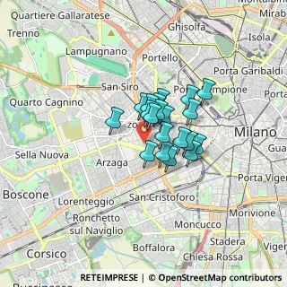 Mappa Via Massaua, 20146 Milano MI, Italia (0.9745)