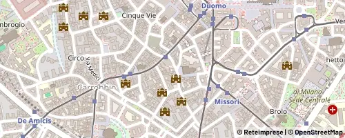 Mappa Milano