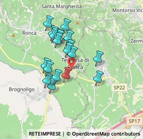 Mappa Via Alpone, 37030 Roncà VR, Italia (1.44211)