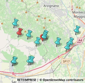Mappa Via Alpone, 37030 Roncà VR, Italia (4.10571)