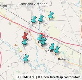 Mappa Via S Michele, 35035 Mestrino PD, Italia (2.97455)