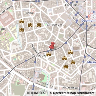 Mappa Via Torino, 57, 20123 Milano, Milano (Lombardia)