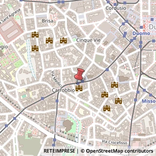 Mappa Via Torino, 61, 20123 Milano, Milano (Lombardia)
