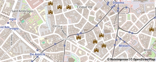 Mappa Milano