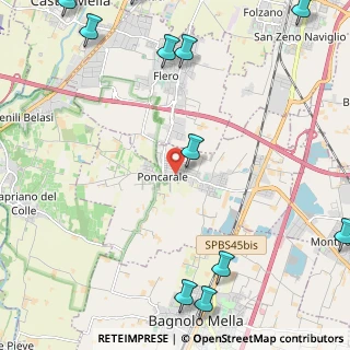 Mappa Via Roma, 25020 Poncarale BS, Italia (3.40273)