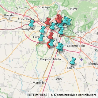 Mappa Via Roma, 25020 Poncarale BS, Italia (6.43529)